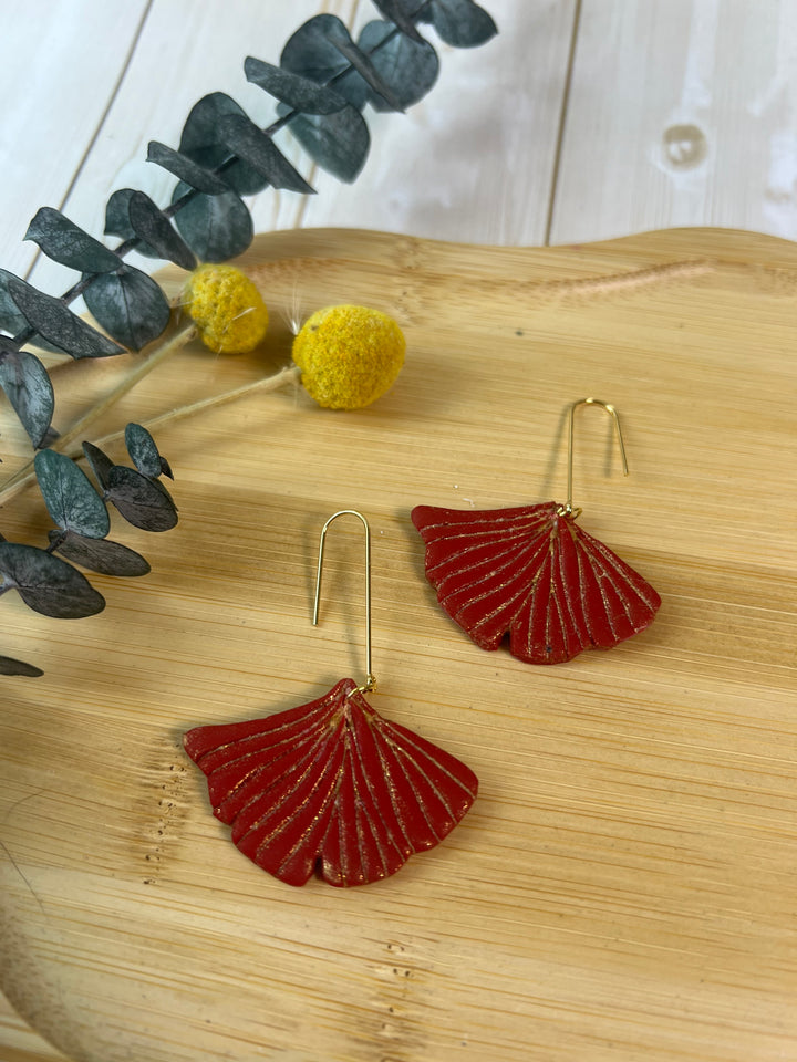 Ginkgo Leaf Dangle