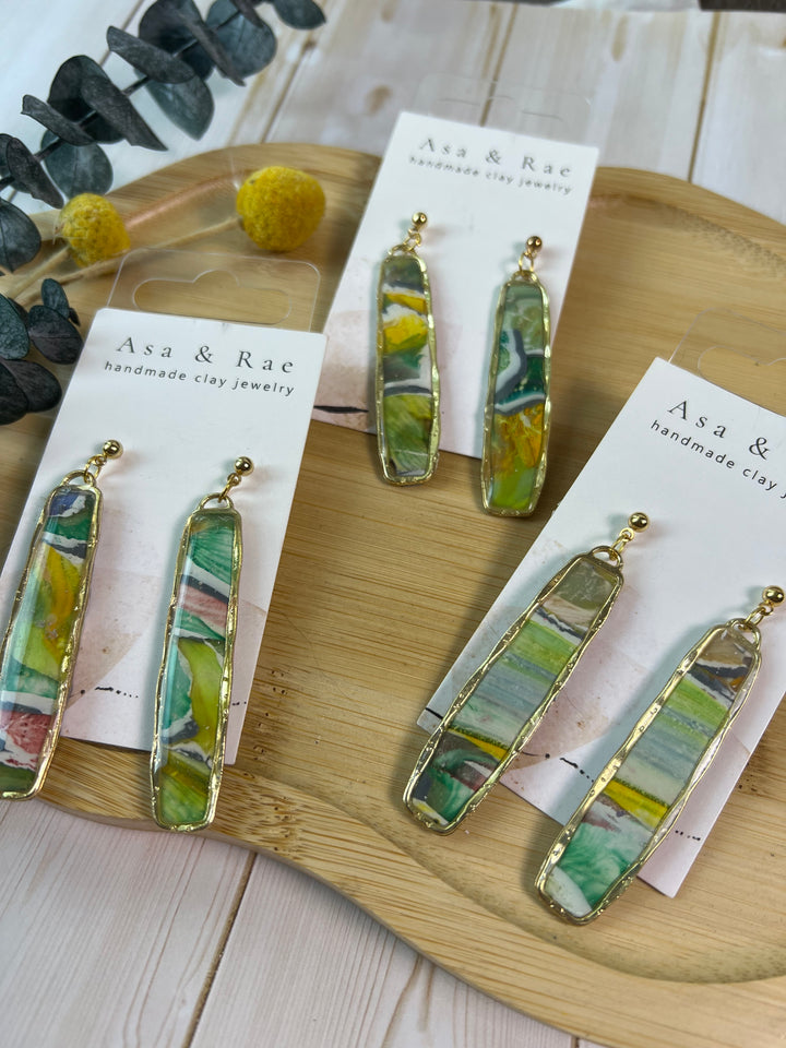 Oblong Rectangle Dangle