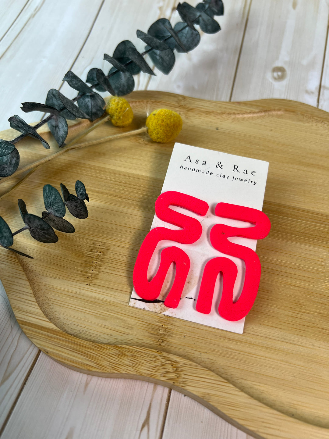 Statement Squiggle Studs