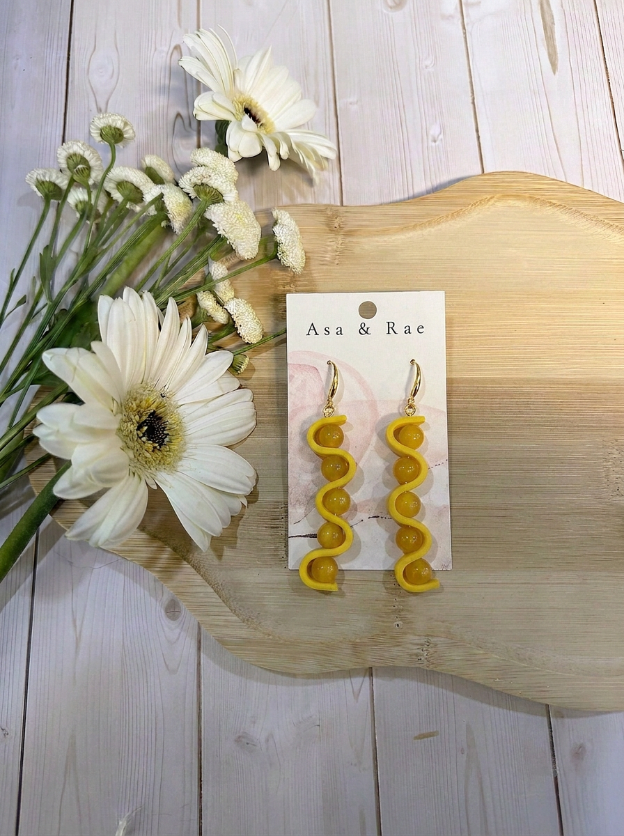 Coil Dangle Eearrings
