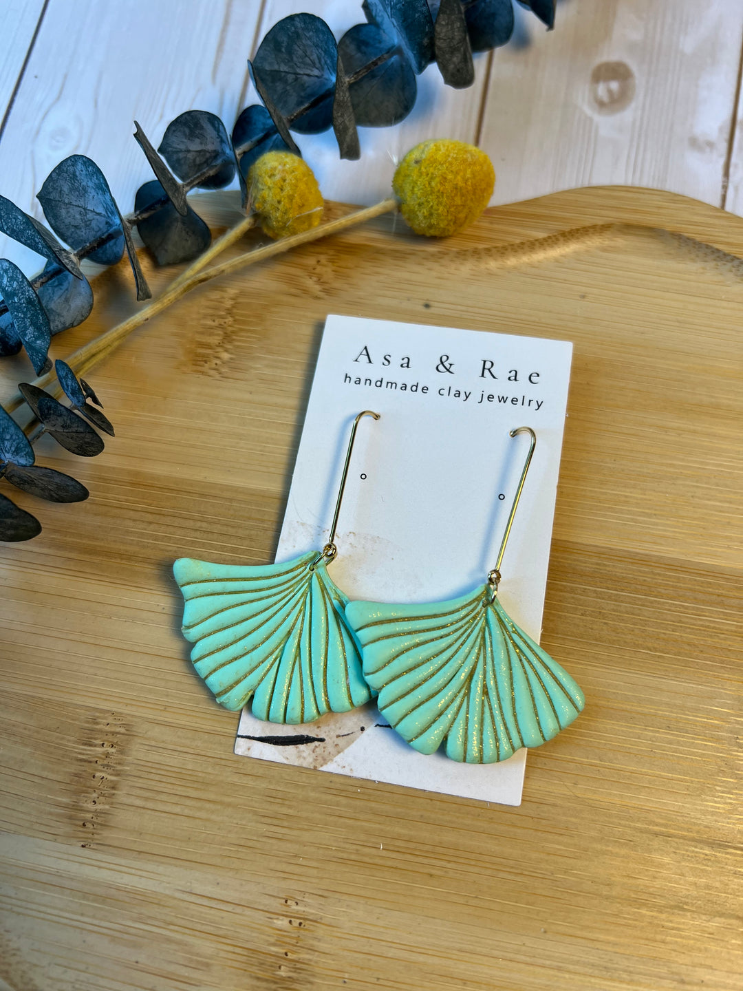 Ginkgo Leaf Dangle