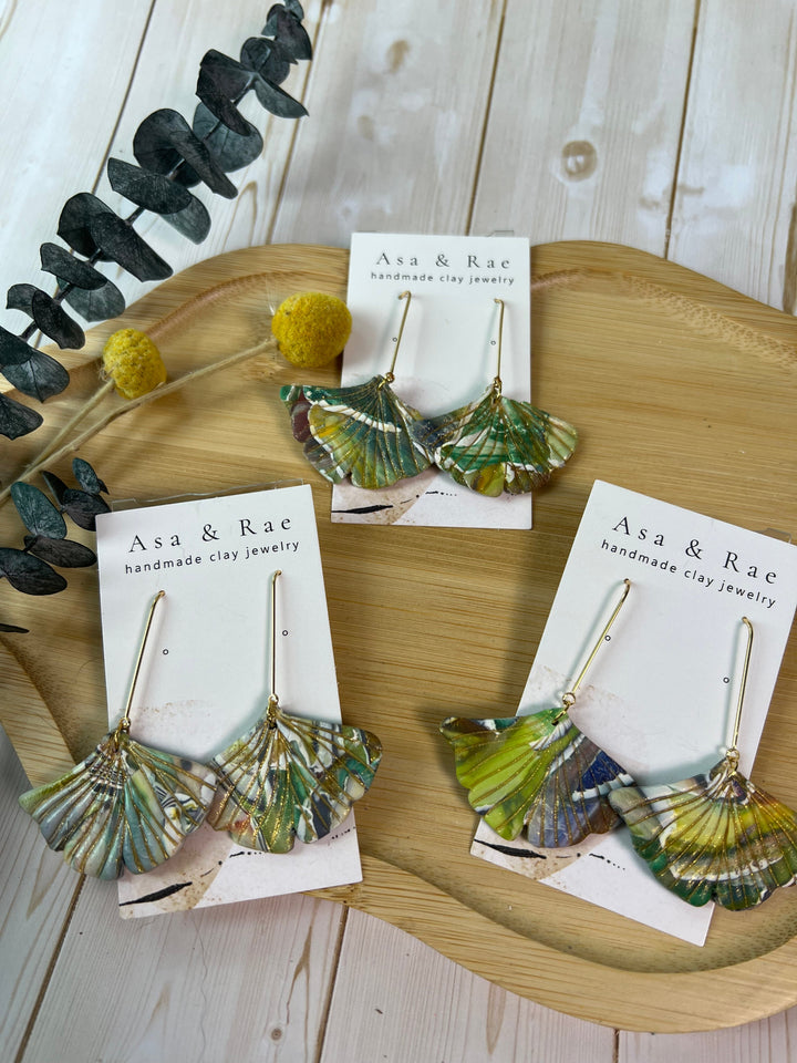 Ginkgo Leaf Dangle