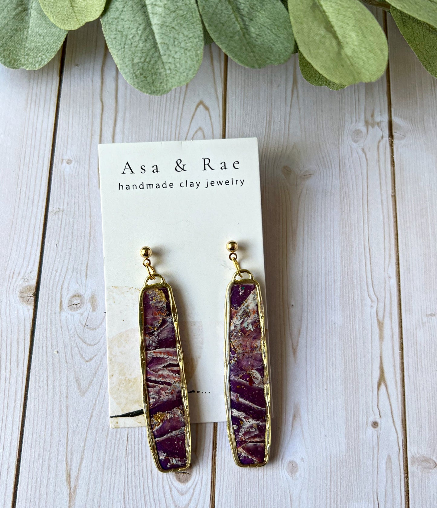 Oversized Rectangle Dangle