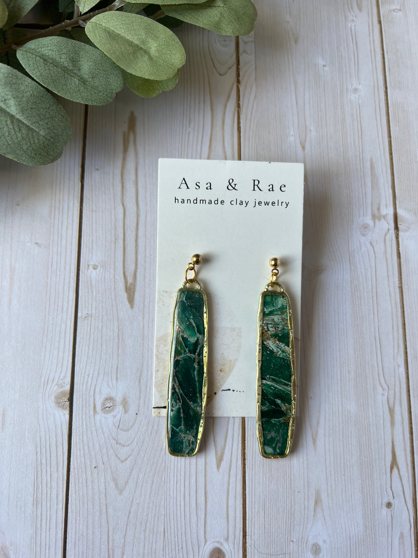 Oversized Rectangle Dangle
