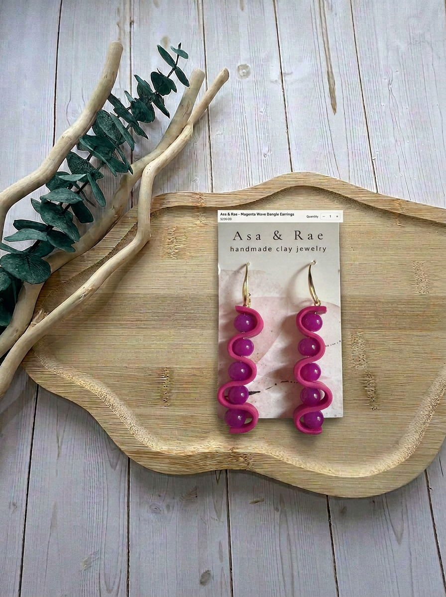Coil Dangle Eearrings
