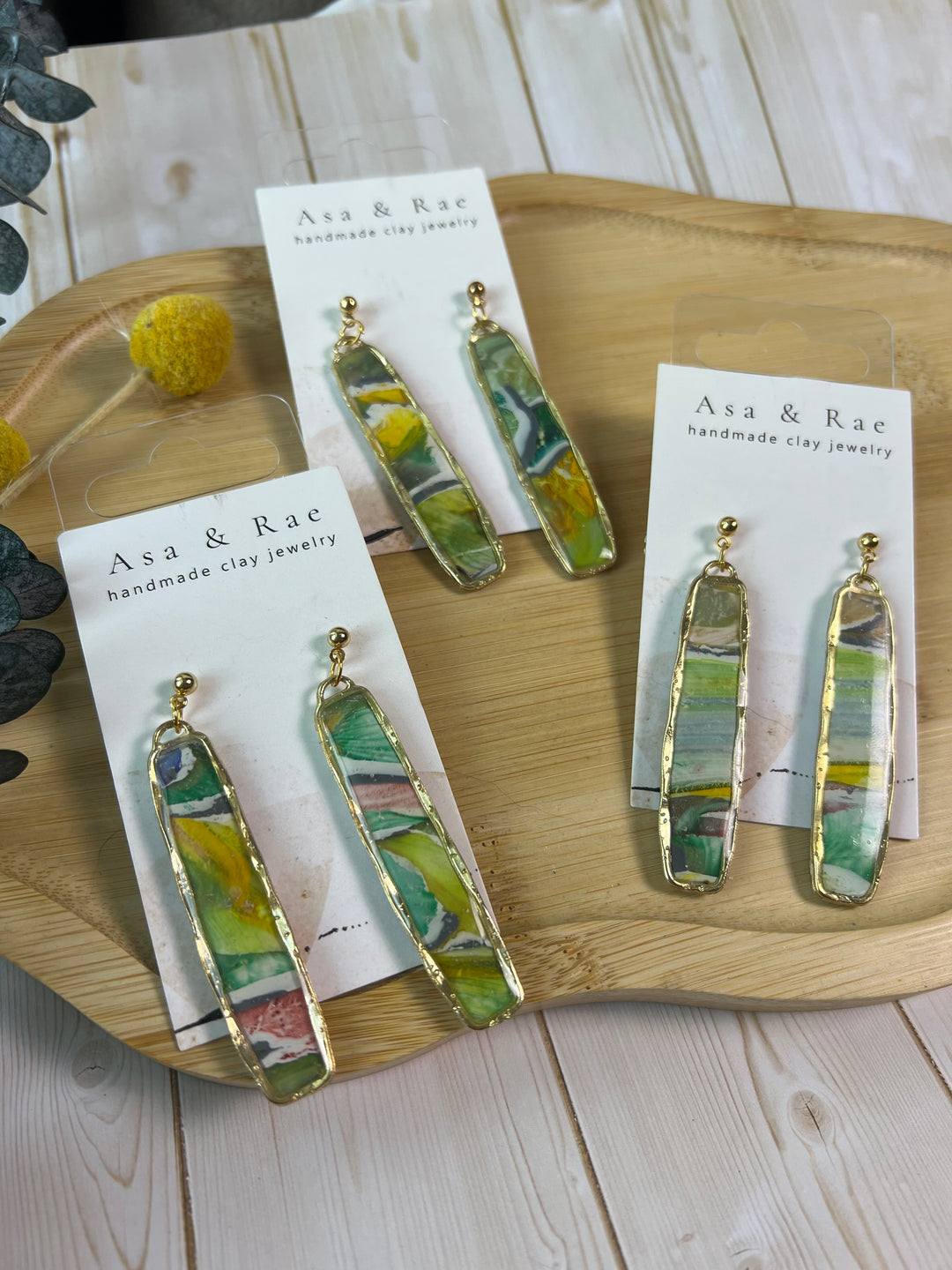 Oblong Rectangle Dangle