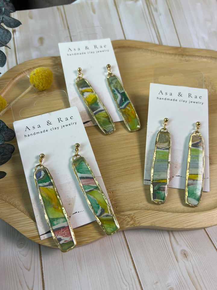 Oblong Rectangle Dangle