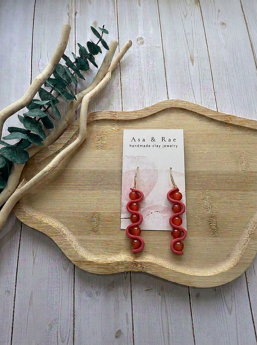 Coil Dangle Eearrings