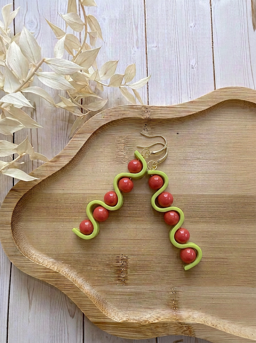 Coil Dangle Eearrings