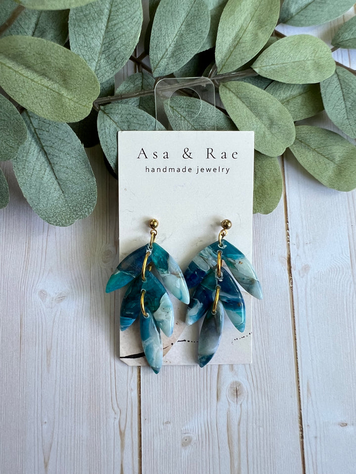 Three Tier Leaf Dangle
