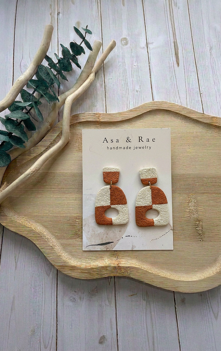 Geometric Statement Earrings